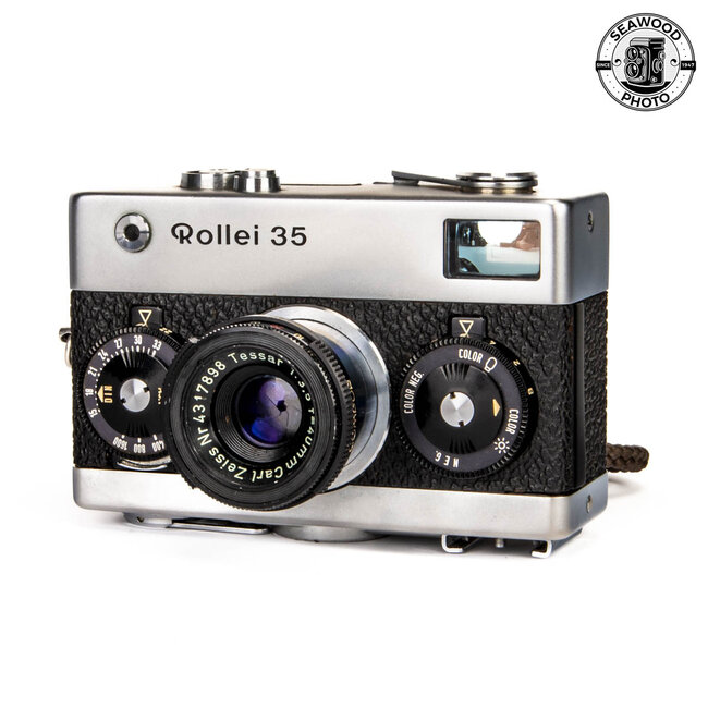 Rollei 35 w/Zeiss 40mm f/3.5 Tessar GOOD+
