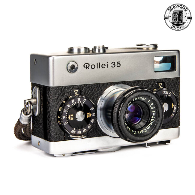Rollei 35 w/Zeiss 40mm f/3.5 Tessar GOOD+