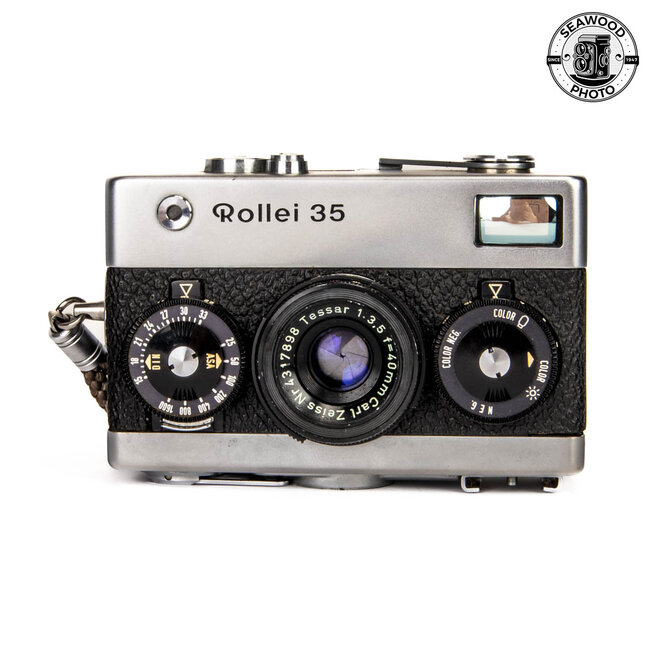 Rollei 35 w/Zeiss 40mm f/3.5 Tessar GOOD+