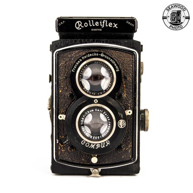 Rolleiflex Old Standard Type 1 w/Zeiss 75mm f/3.5 Tessar FOR PARTS