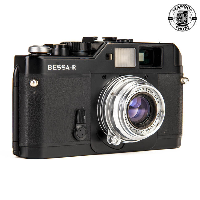 Voigtlander Bessa-R Rangefinder w/ Canon 35mm f/3.2 GOOD