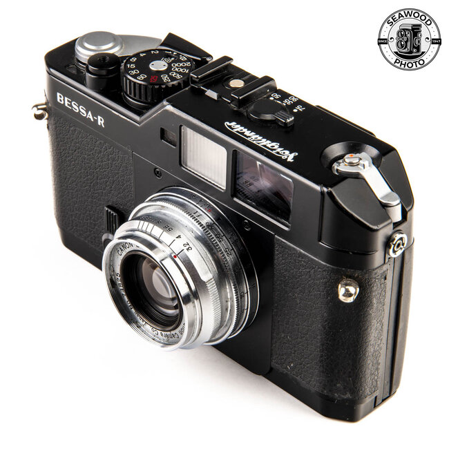 Voigtlander Bessa-R Rangefinder w/ Canon 35mm f/3.2 GOOD