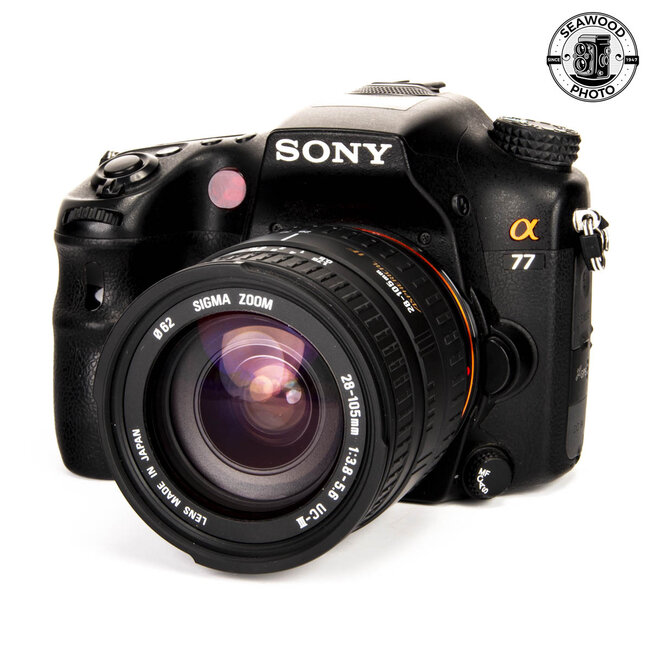 Sony A77 24.3MP w/ Sigma 28-105mm AS-IS/PARTS