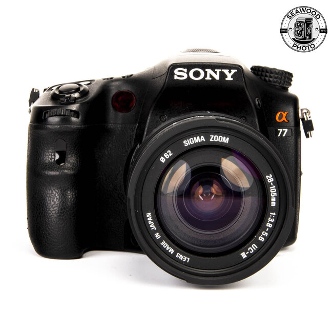 Sony A77 24.3MP w/ Sigma 28-105mm AS-IS/PARTS