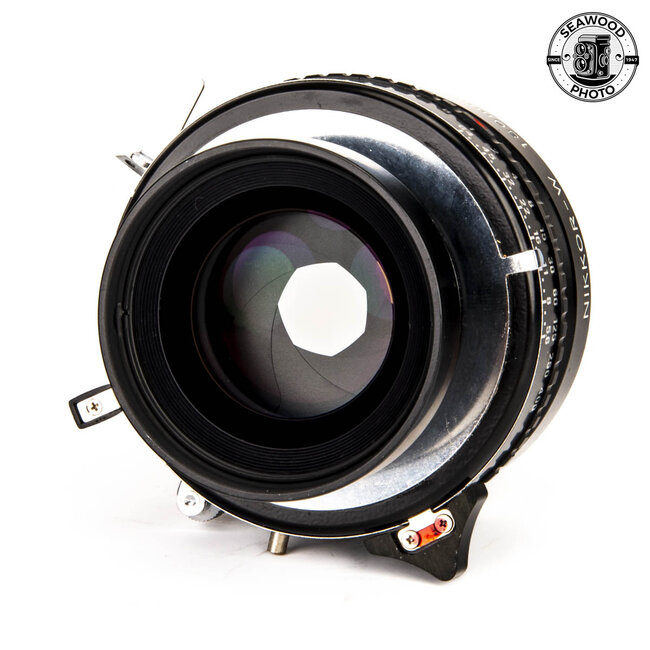 Nikon Nikkor-W 180mm f/5.6 4x5 Lens in Copal 1 Shutter GOOD+