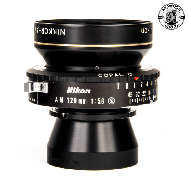 Nikon Nikkor-AM * ED 120mm f/5.6 Macro 4x5 Lens in Copal 0  EXCELLENT