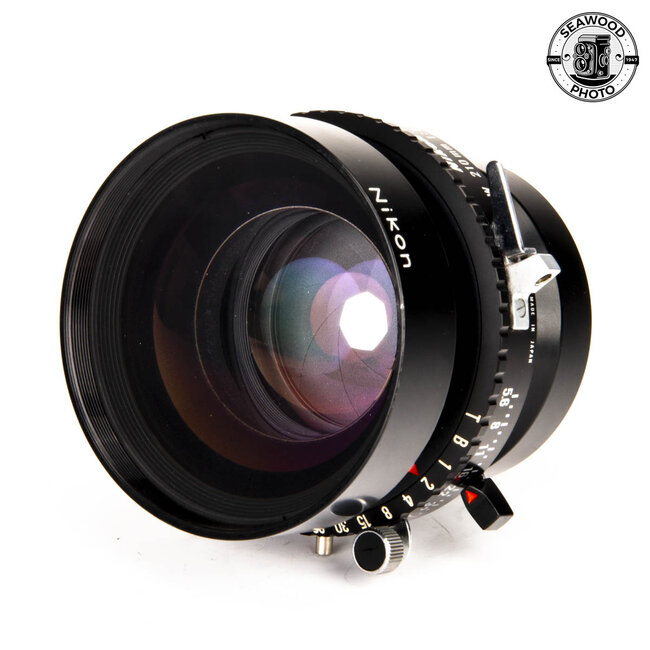 Nikon Nikkor-W 210mm f/5.6 4x5 Lens in Copal 1 Shutter EXCELLENT