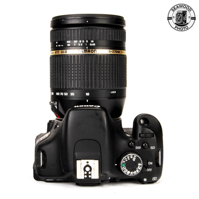 Canon Rebel T3i 18MP w/ Tamron 18-270mm GOOD-