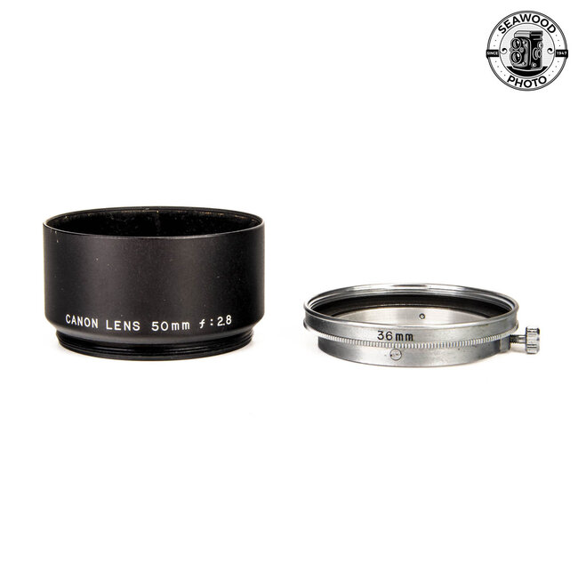 Canon 36mm Lens shade for Thread Mount 50mm f/2.8 GOOD+