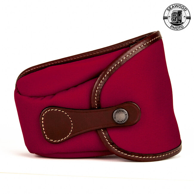 Billingham Avea 7 Compact End Pouch Pocket - Burgundy / Chocolate Leather New