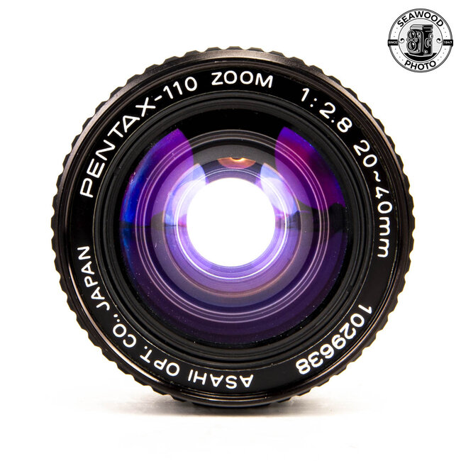 Pentax-110 Zoom 20-40mm F/2.8 w/ Hood - GOOD+