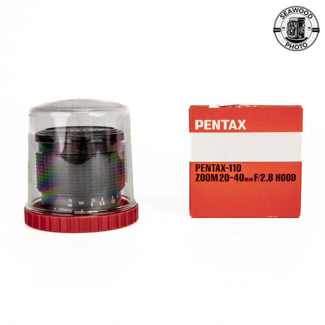 Pentax-110 Zoom 20-40mm F/2.8 w/ Hood - GOOD+