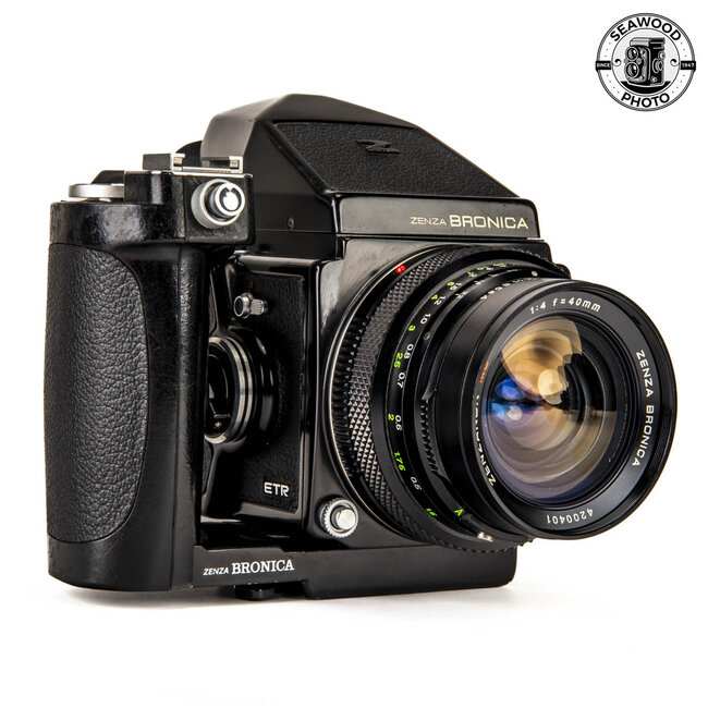 Bronica ETR 6x4.5 w/ Zenzanon MC 40mm f/4 GOOD-