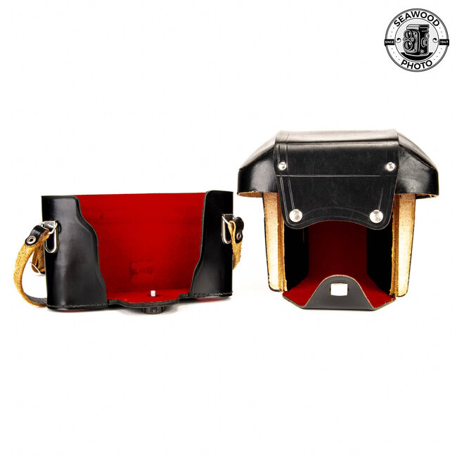 Pentacon Six TL Case Black Leather w/ Strap