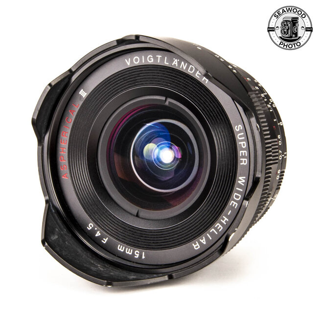Voigtlander Super Wide - Heliar 15mm f/4.5 ASPH III M Mount GOOD+