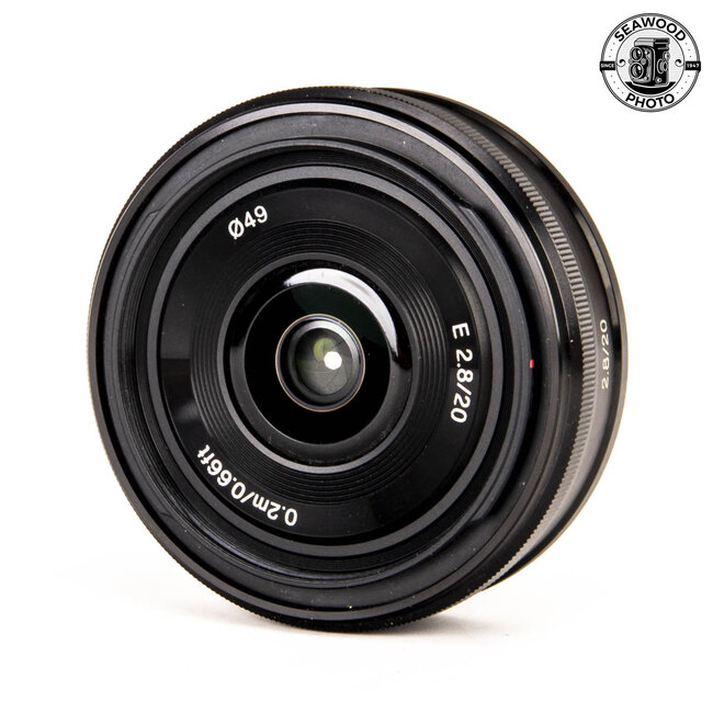 Sony E 20mm f/2.8 SEL20F28 APS-C Lens  EXCELLENT