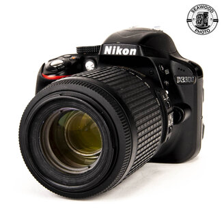 Nikon Nikon D3300 24.2 MP w/ 55-200mm f/4-5.6 GOOD