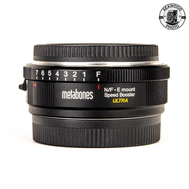 Metabones N/F - E Mount Ultra Speed Booster EXCELLENT