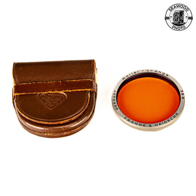 Rolleiflex Bay III Orange Filter w/Case GOOD+
