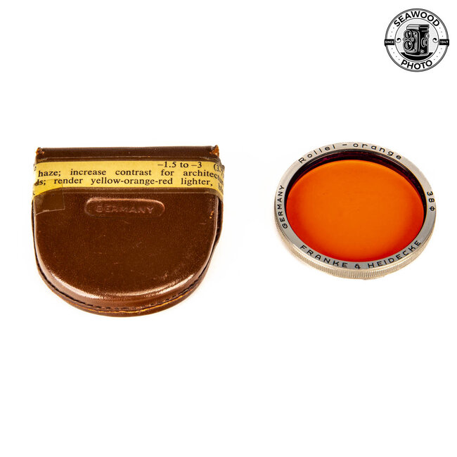 Rolleiflex Bay III Orange Filter w/Case GOOD+