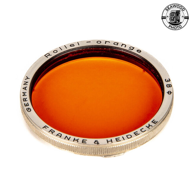 Rolleiflex Bay III Orange Filter w/Case GOOD+