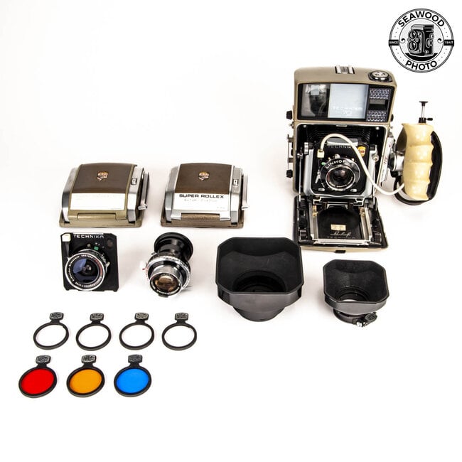 Linhof Technika 70 Outfit w/3 Lenses, More GOOD+