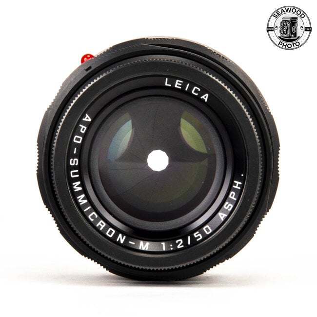 Leica APO-Summicron-M 50mm f/2 ASPH. Black Chrome 11811 EXCELLENT