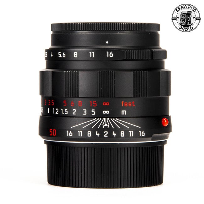 Leica APO-Summicron-M 50mm f/2 ASPH. Black Chrome 11811 EXCELLENT