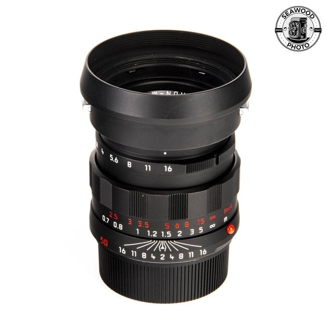 Leica APO-Summicron-M 50mm f/2 ASPH. Black Chrome 11811 EXCELLENT