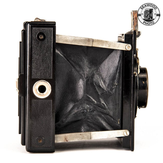 Gomz Turist 6.5X9CM Strut Folding Camera w/105mm f/3.5 Industar AS-IS