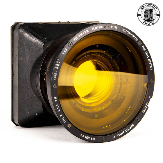 C.P. Goerz Distortionless Wide Angle Mapping Planigon F/6.3 153.1 mm 6 in Lens