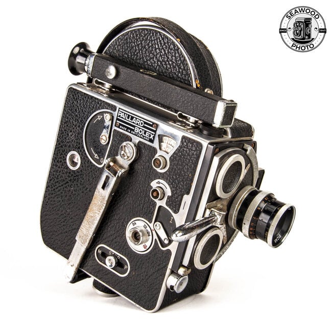 Bolex 16mm Movie Camera w/Pizar AR 26mm f/1.9 AS–IS