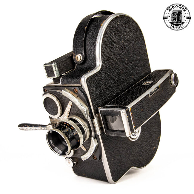 Bolex 16mm Movie Camera w/Pizar AR 26mm f/1.9 AS–IS
