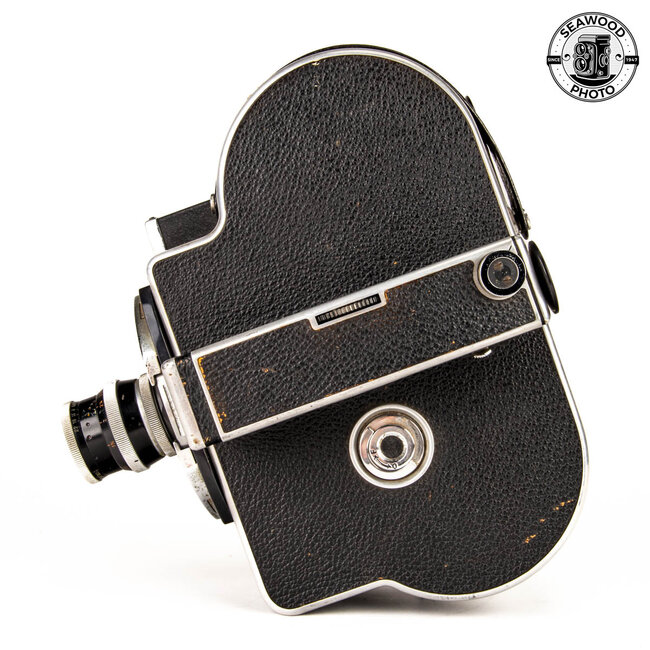 Bolex 16mm Movie Camera w/Pizar AR 26mm f/1.9 AS–IS