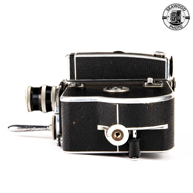 Bolex 16mm Movie Camera w/Pizar AR 26mm f/1.9 AS–IS