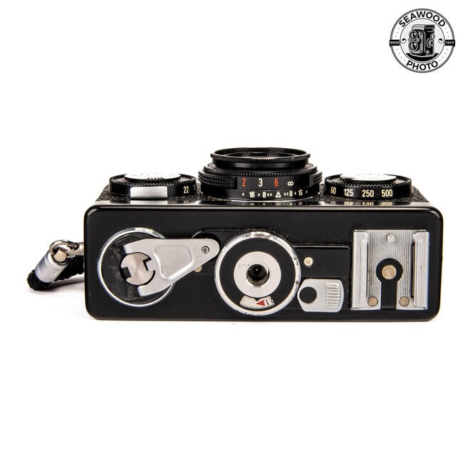 Rollei 35 Black w/Zeiss 40mm f/3.5 Tessar Germany EXCELLENT