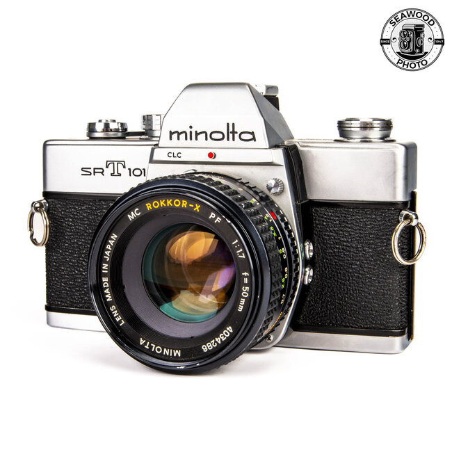 Minolta SRT101 w/ Rokkor-x 50mm  f/1.7 GOOD-