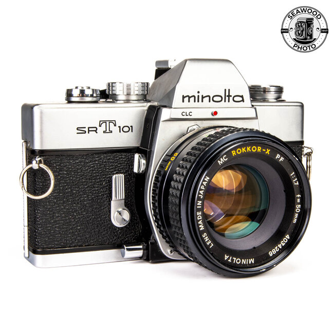 Minolta SRT101 w/ Rokkor-x 50mm  f/1.7 GOOD-