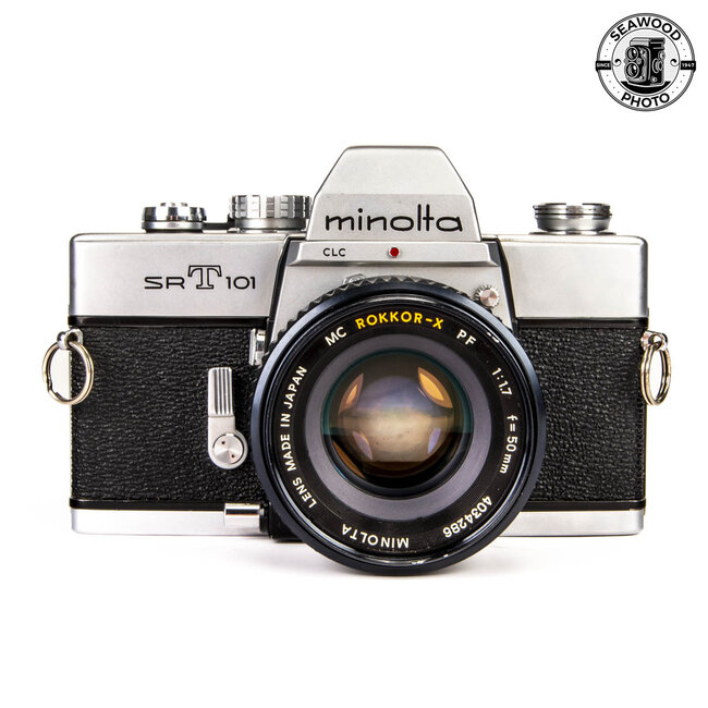 Minolta SRT101 w/ Rokkor-x 50mm  f/1.7 GOOD-