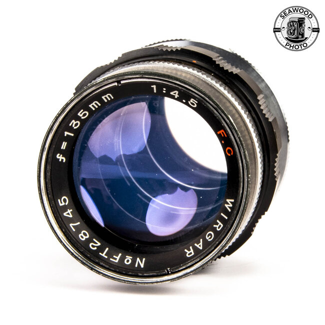 Wirgar 135mm f/4.5 Lens in Exakta Mount  EXCELLENT