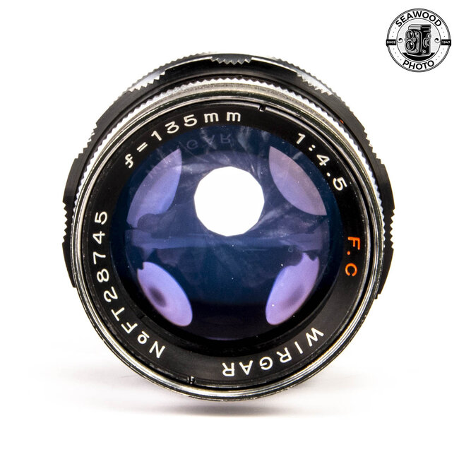 Wirgar 135mm f/4.5 Lens in Exakta Mount  EXCELLENT