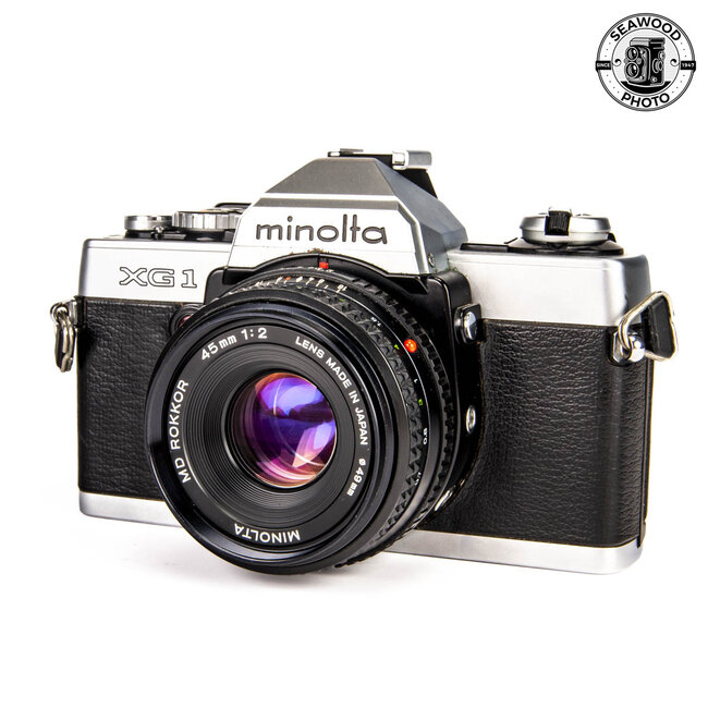 Minolta XG1 w/ 45mm F/2 Rokkor MD GOOD