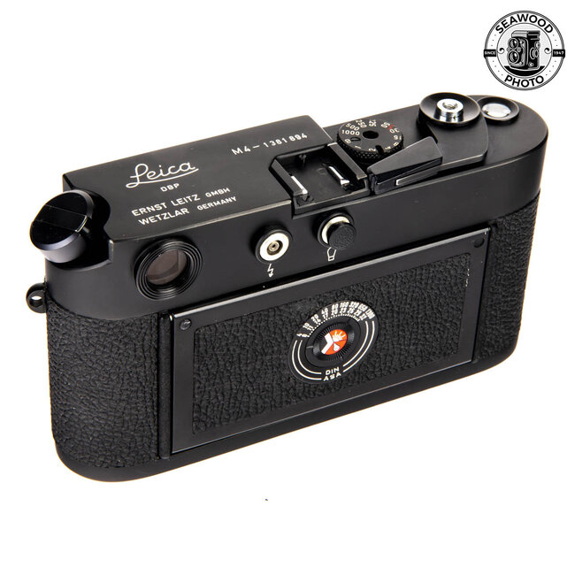 Leica M4 Body Black Chrome.  GOOD+