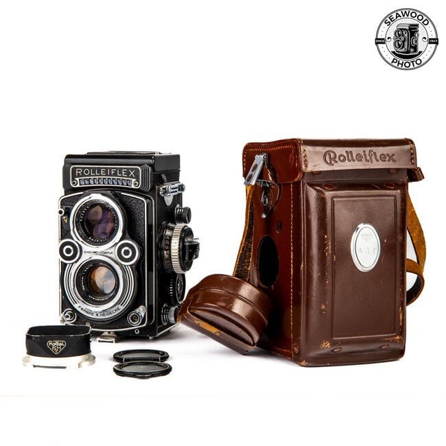 Rolleiflex 3.5F w/ Schneider 75mm and Accessories GOOD+