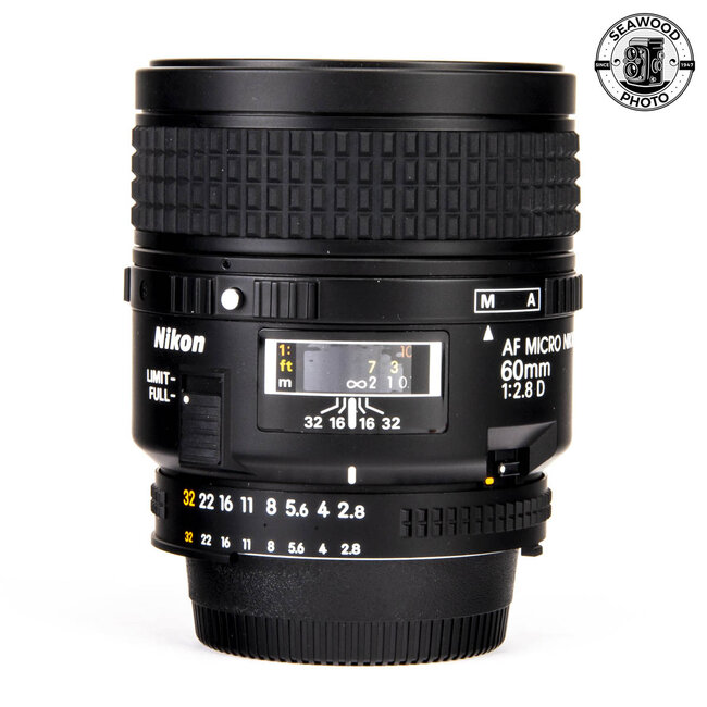 Nikon Micro 60mm f2.8 AF D Like New