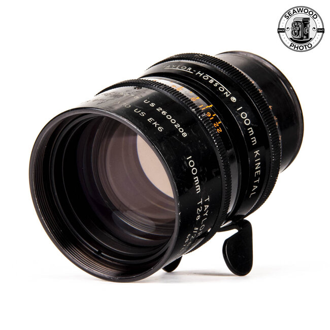 Taylor Hobson Cooke 100mm Kinetal T2.8 F2.6 Arriflex Standard mount GOOD-
