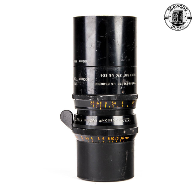 Taylor Hobson Cooke 100mm Kinetal T2.8 F2.6 Arriflex Standard mount GOOD-