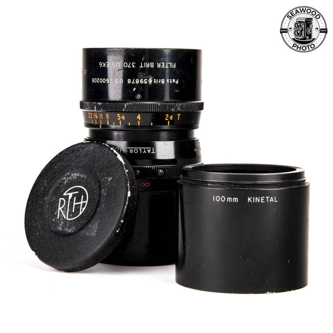 Taylor Hobson Cooke 100mm Kinetal T2.8 F2.6 Arriflex Standard mount GOOD-
