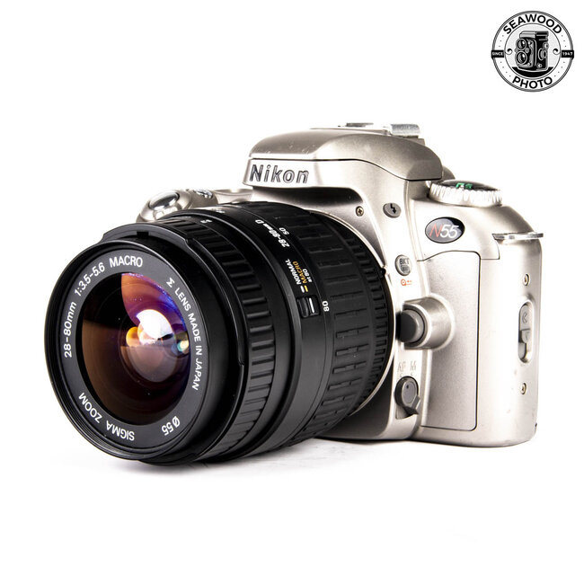 Nikon N55 w/ 28-80 f/3.5-5.6 Sigma Macro GOOD