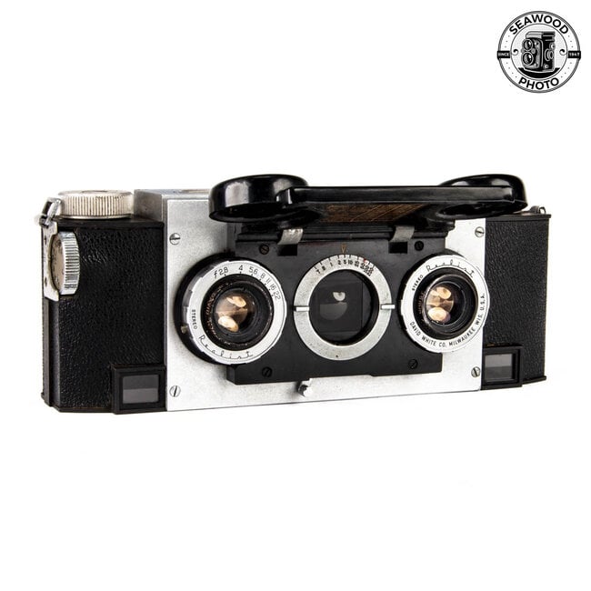 Stereo Realist 2.8 3D Camera w/Steinheil Redufocus Wide Lens Set GOOD